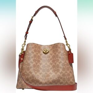 Coach Willow Shoulder Bag- Like New!